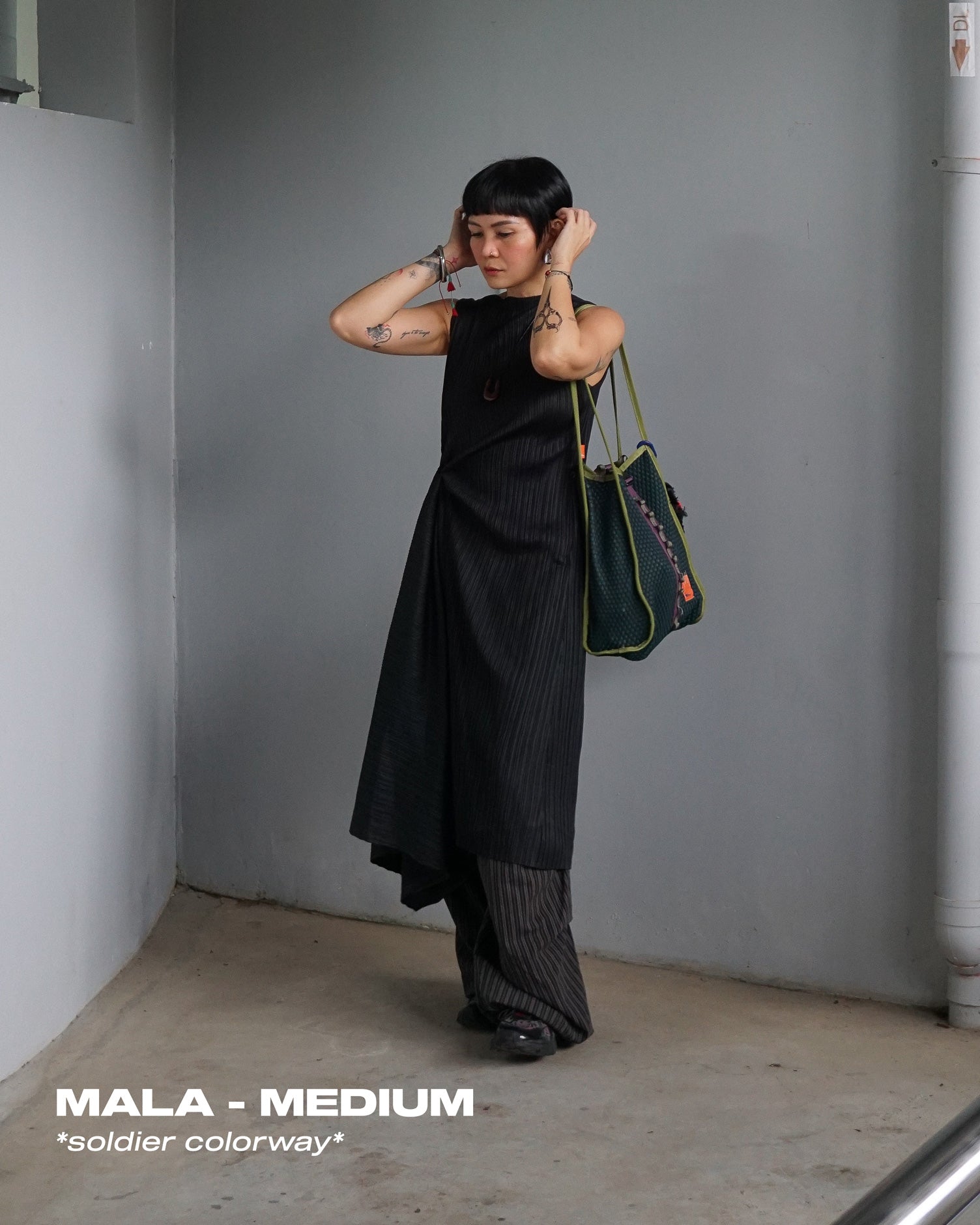 MALA MULTICOLOR - Tropical Neon Green